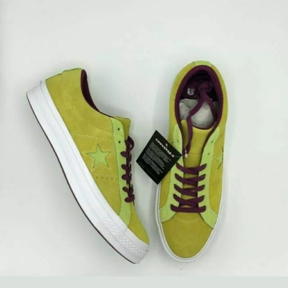 yellow mens converse shoes